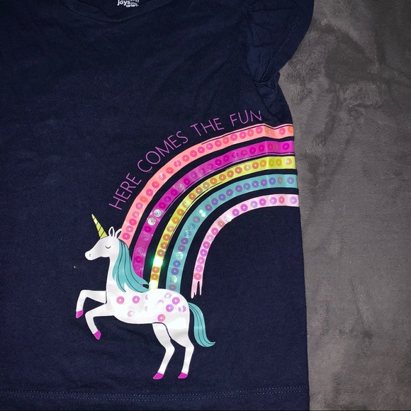 ❗️$5❗️Little girl’s Carter’s unicorn tee size 3T - Picture 2 of 3